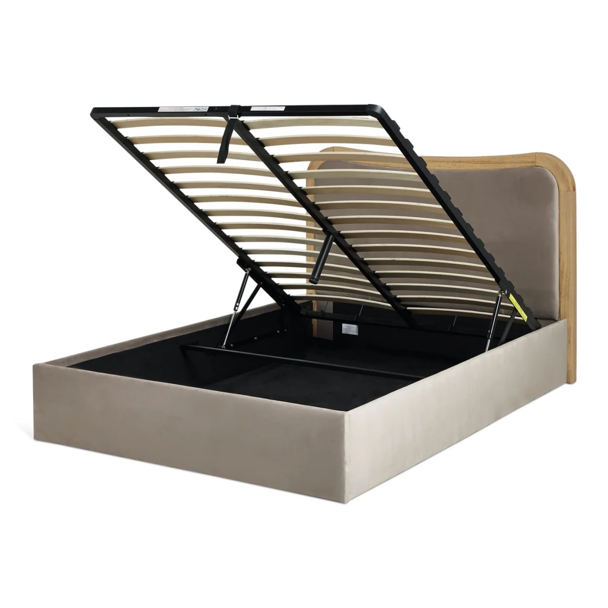 Habitat Farrah Kingsize Ottoman Bed - Natural – image 5