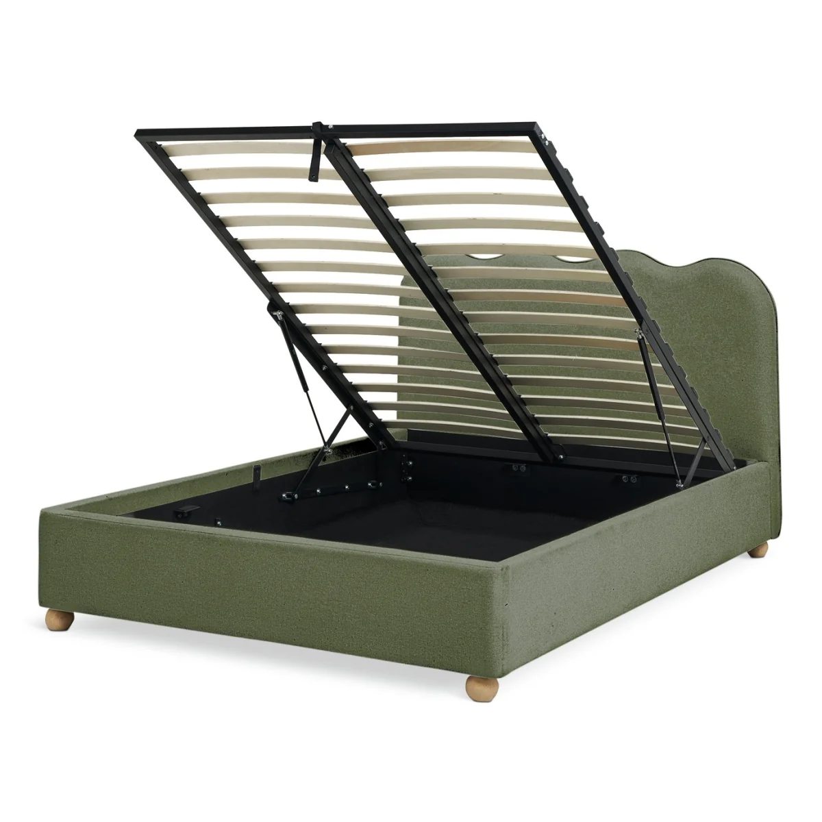 Habitat Onda End Lift Kingsize Ottoman Bed - Green – image 5