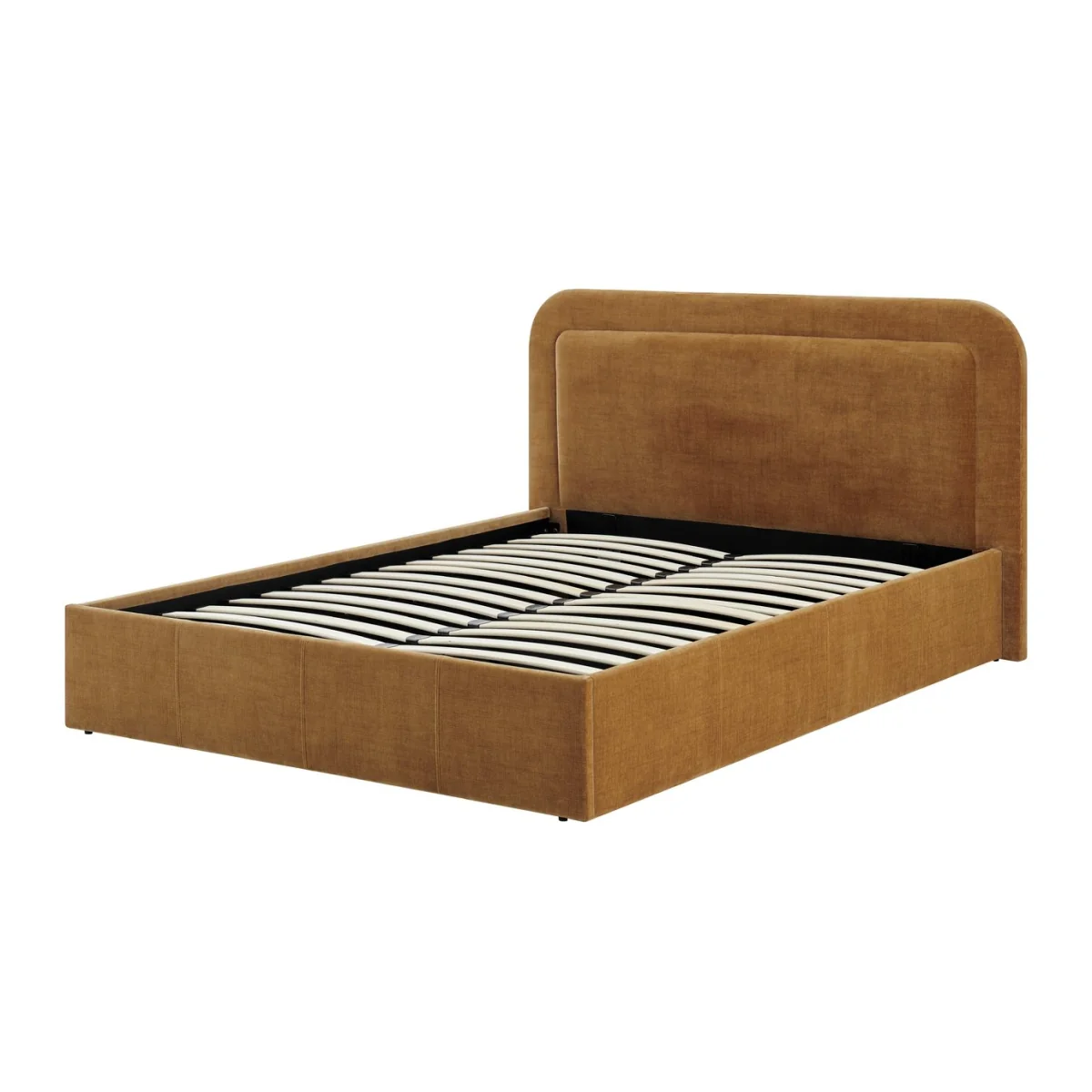 Habitat Jacey Superking End Lift Ottoman Bed - Mustard – image 3