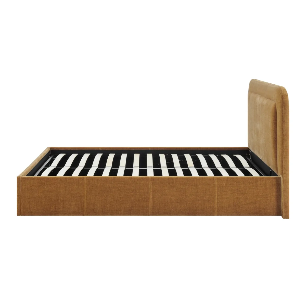 Habitat Jacey Superking End Lift Ottoman Bed - Mustard – image 5