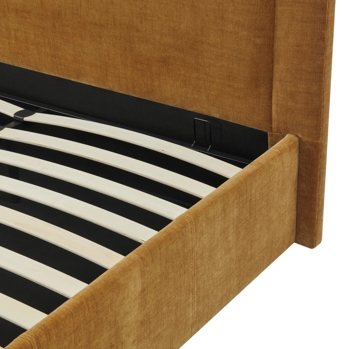 Habitat Jacey Superking End Lift Ottoman Bed - Mustard – image 8