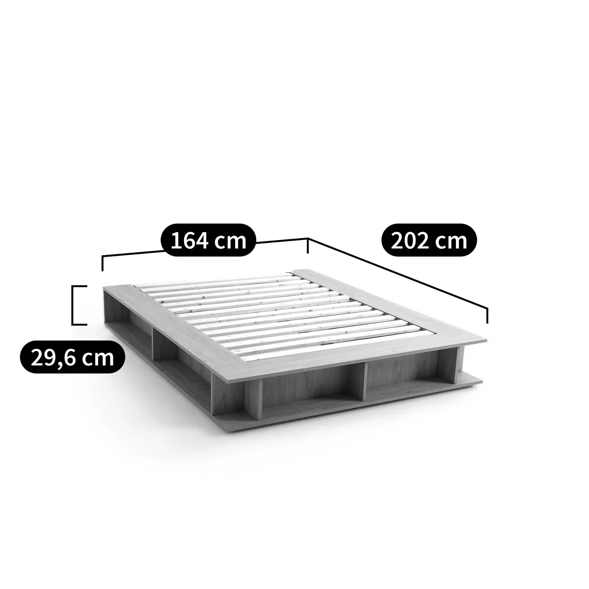 Presto Pine Storage Bed with Hinged Bed Base – image 5