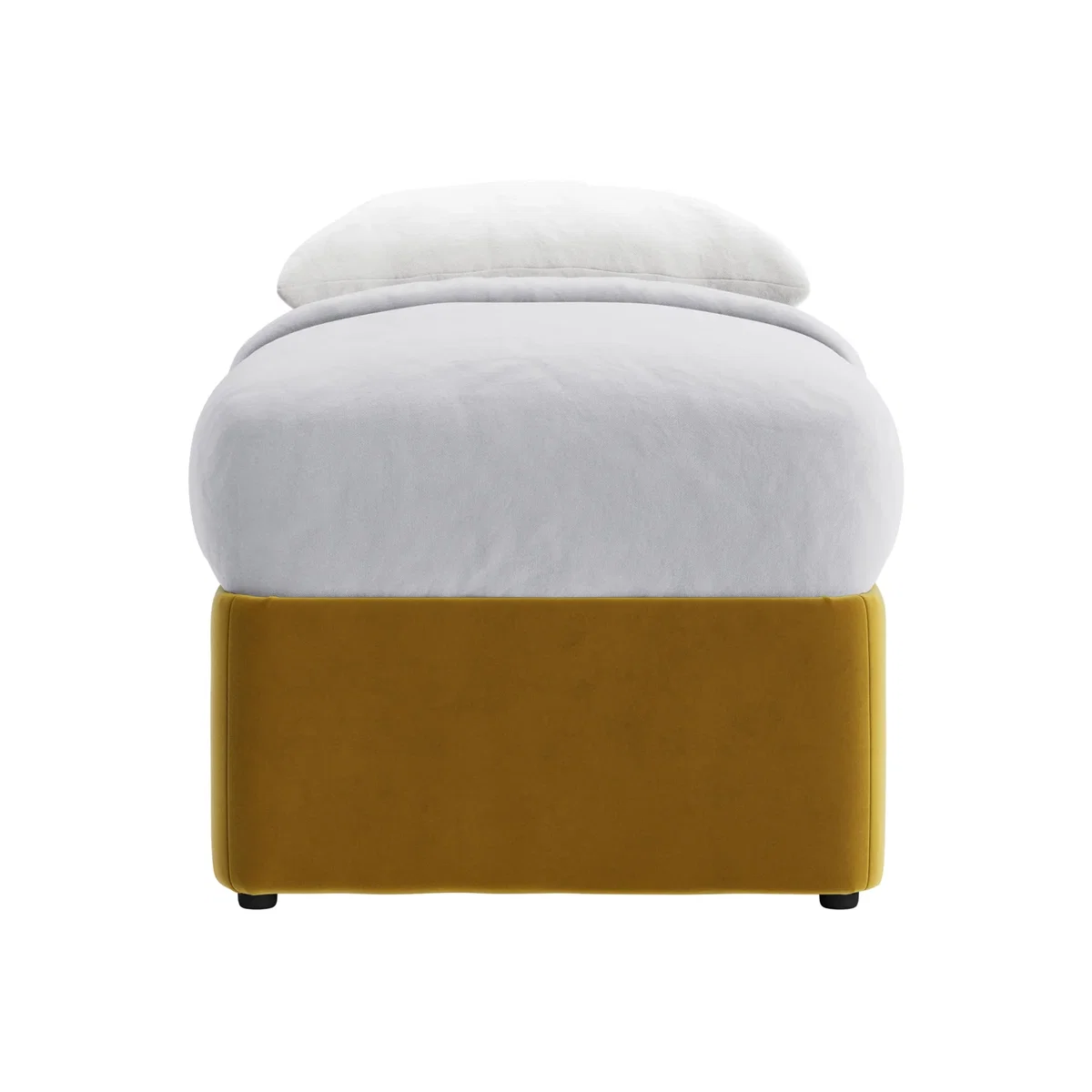 Bottoms Up Ottoman Bed, Single (Honey Pot Clever Velvet) – image 1