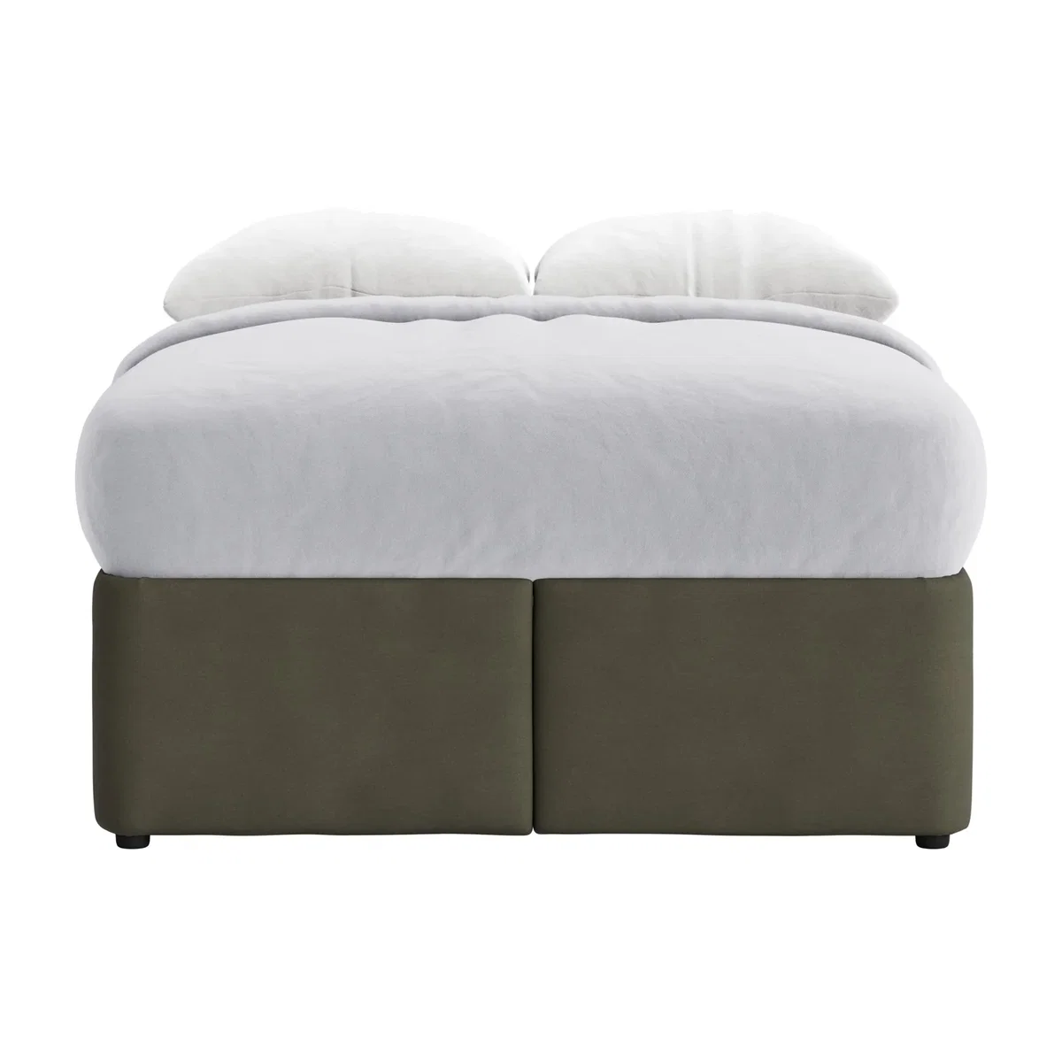 Bottoms Up Ottoman Bed, Double (Woody Walk Clever Cotton) – image 1