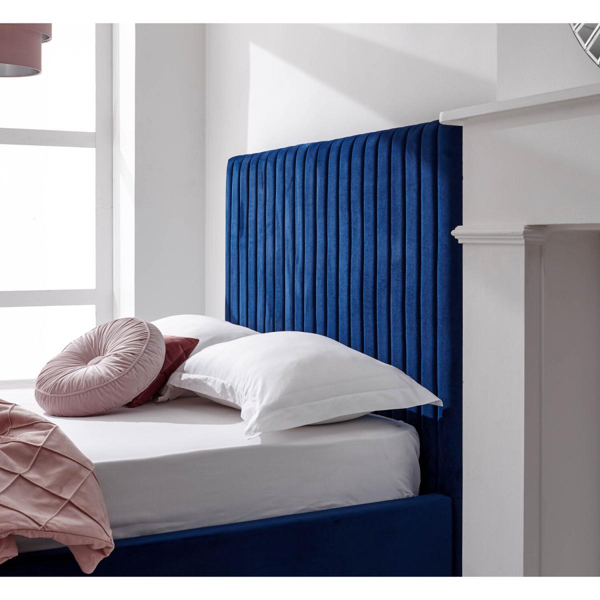 Milazzo 150Cm Ottoman Bed - Royal Blue – image 6