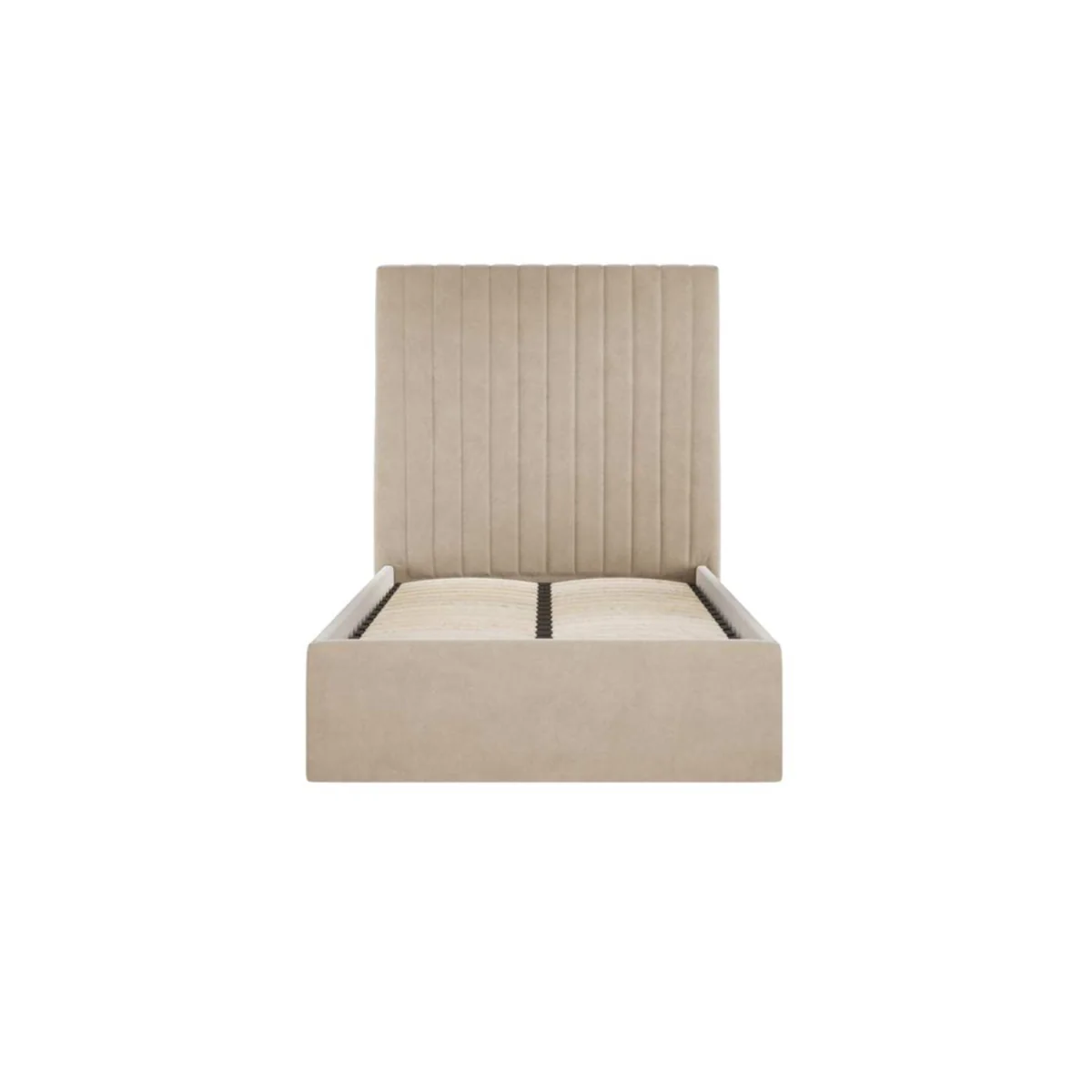 Dublin 3ft Ottoman Single Bed in Velvet - Brown – image 4