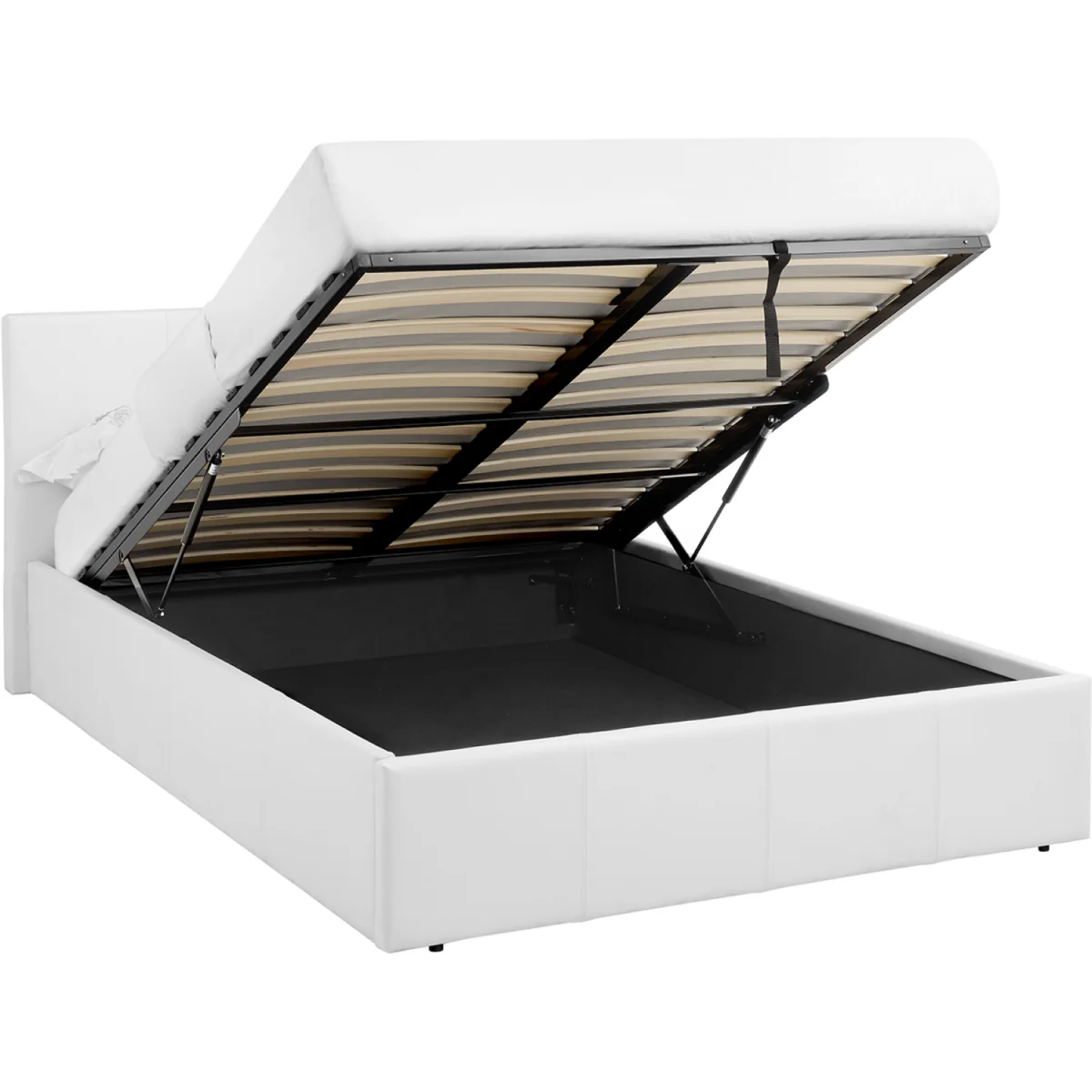 LUNA Small Double Ottoman Storage Bed with Memory Foam Mattress – image 6