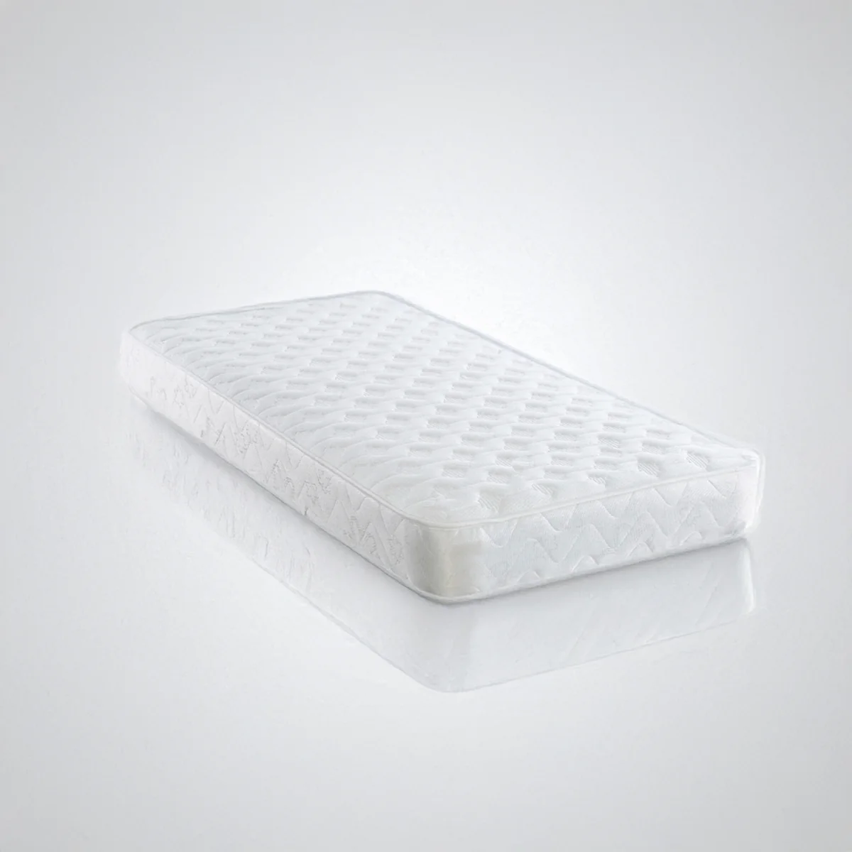 TEDDY BOUCLE 3FT Single Ottoman Bed Boucle Beige Fabric Frame + Sprung Mattress - Boucle Beige – image 8