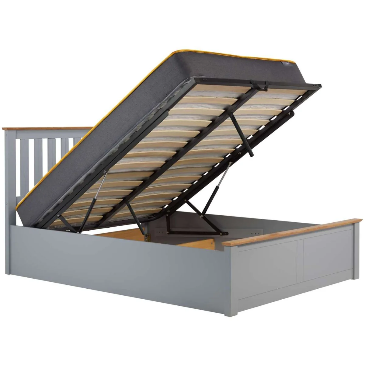 Aspen 150cm Ottoman Bed - White – image 14