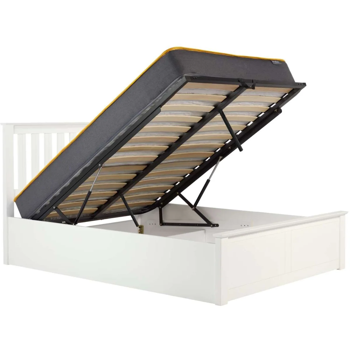 Aspen 150cm Ottoman Bed - White – image 18