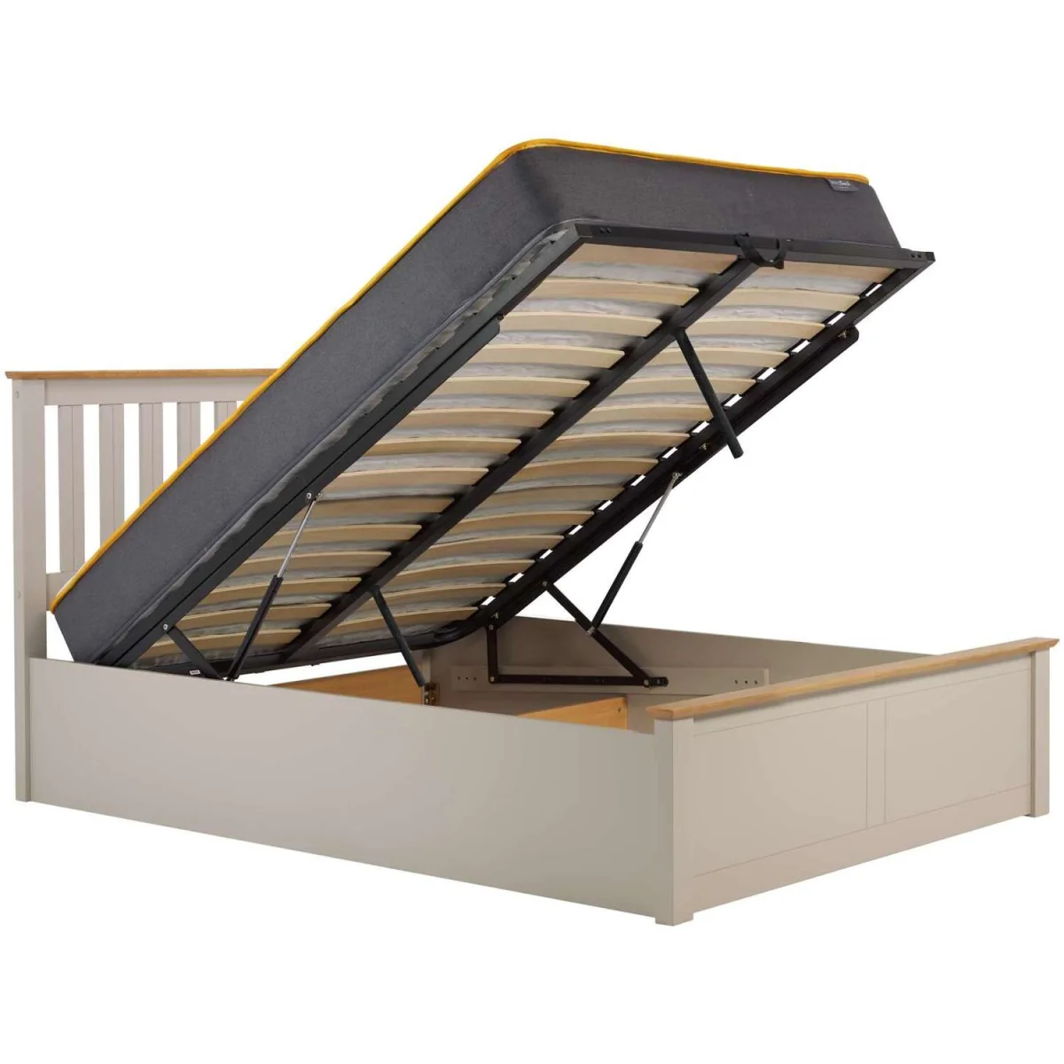 Aspen 150cm Ottoman Bed - White – image 9