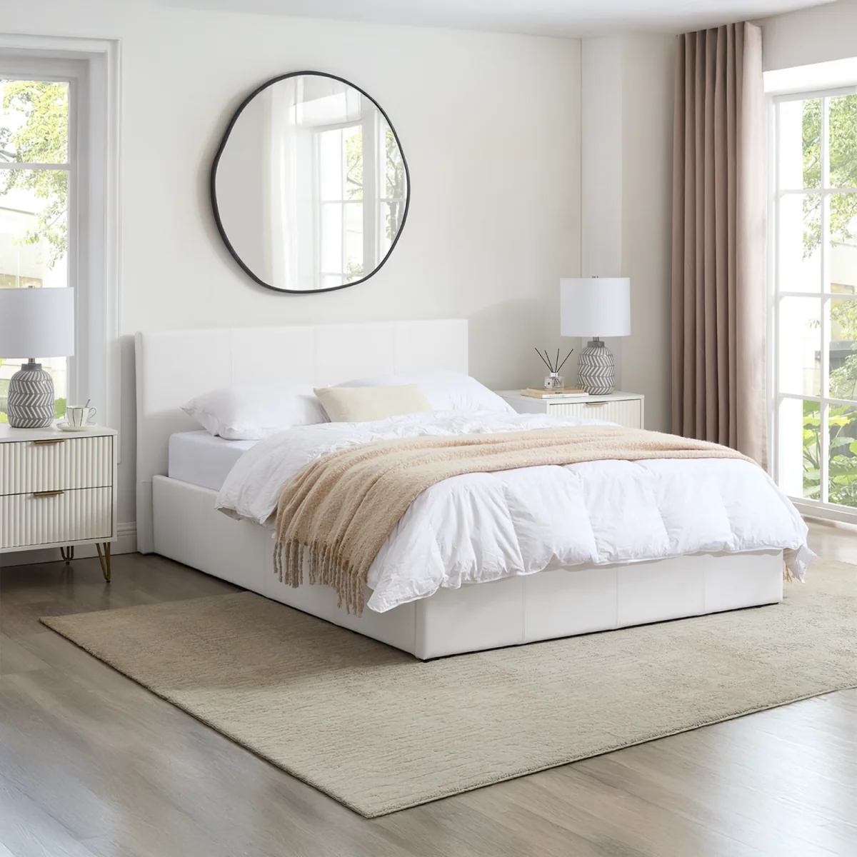 LUNA Double Ottoman Storage Bed – image 2