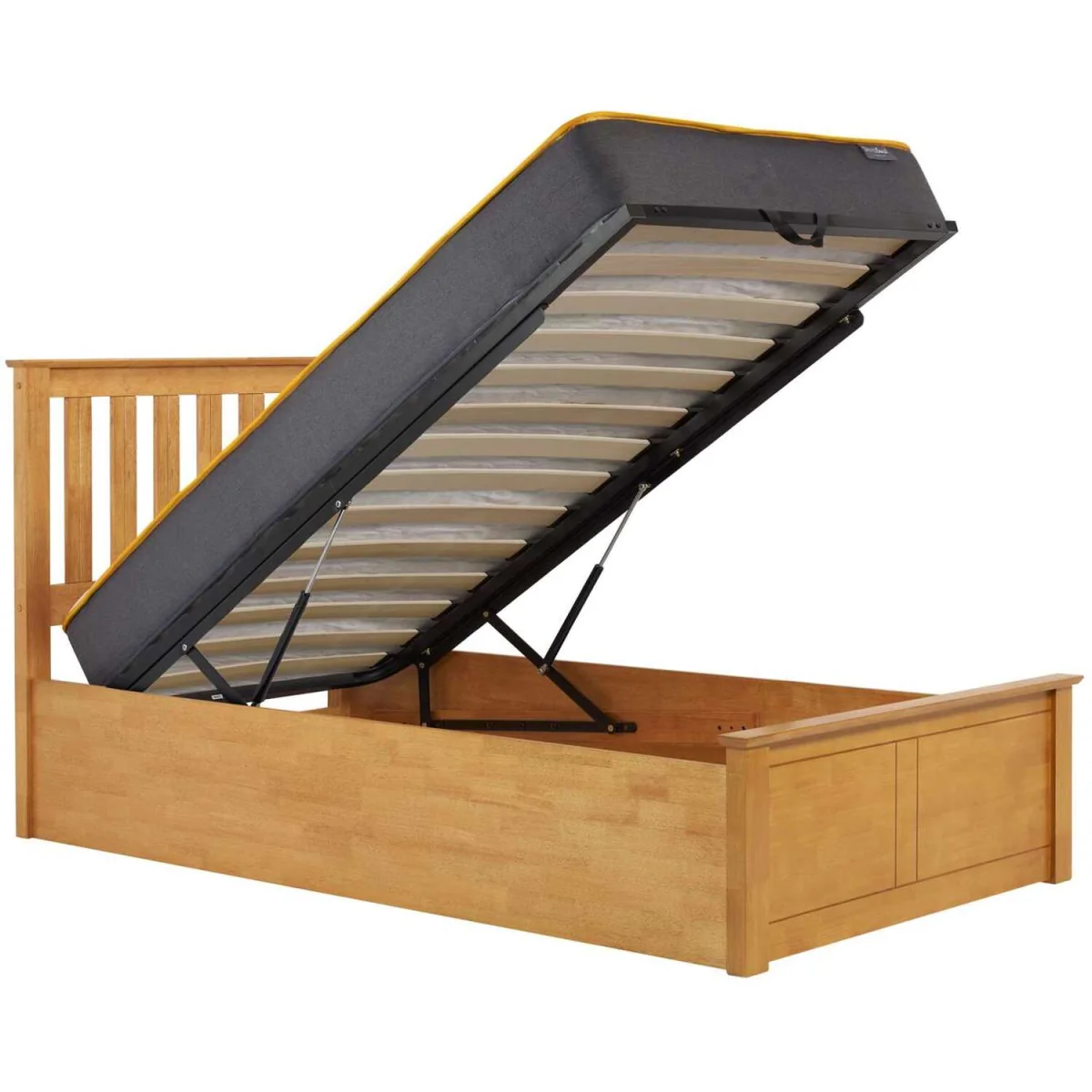 Aspen Single Ottoman Bed - Navy Blue – image 7