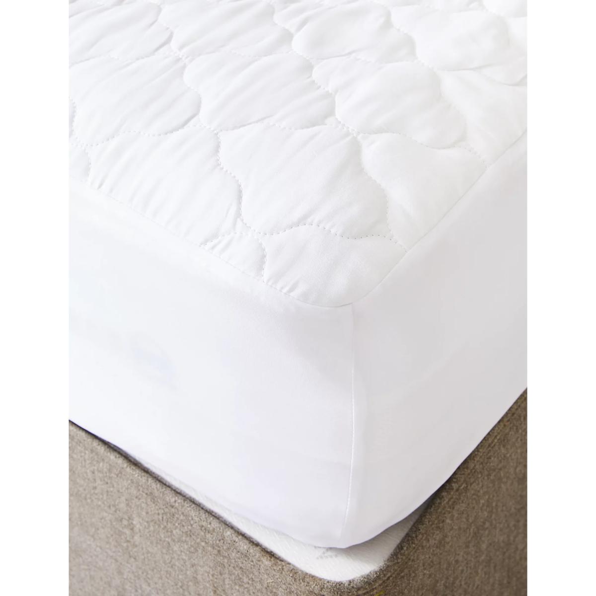 M&S Quilted Waterproof Extra Deep Mattress Protector - 5FT - White, White – image 3