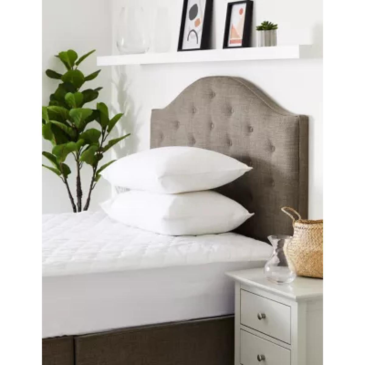 M&S Quilted Waterproof Extra Deep Mattress Protector - 5FT - White, White – image 1