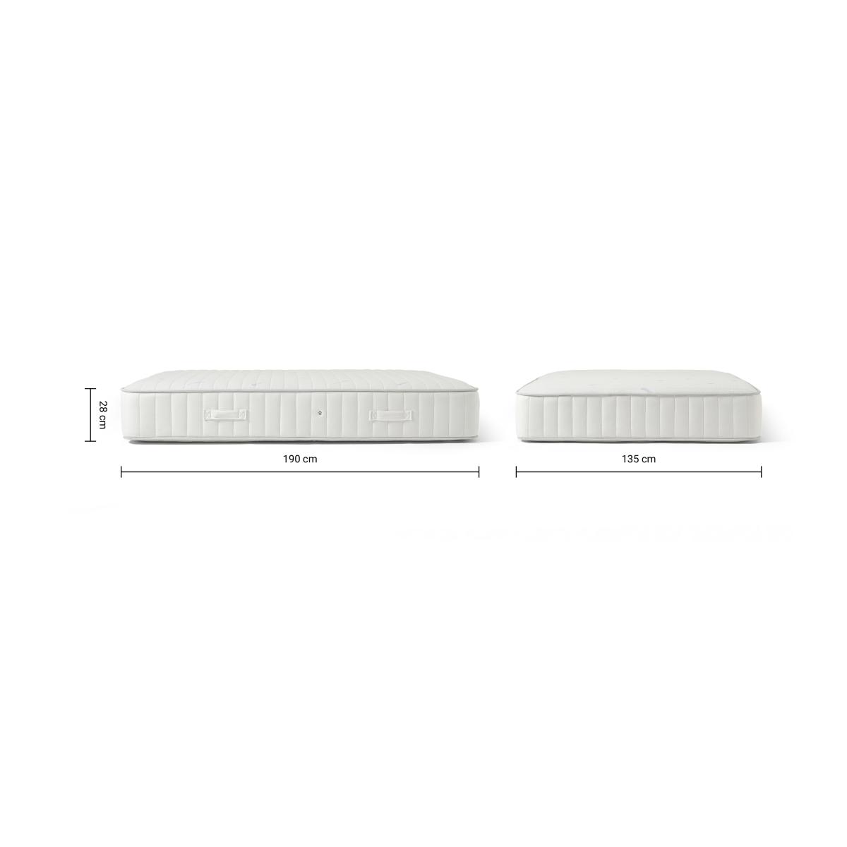 Rumo 1000 Pocket Memory Foam Double Mattress, Medium Tension – image 11