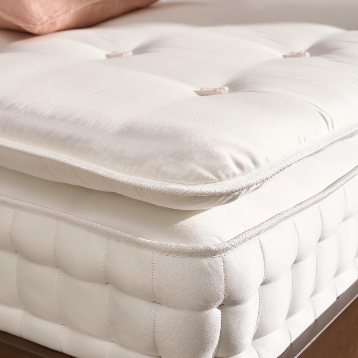 Halsua Double Mattress Topper, Natural Cotton – image 7