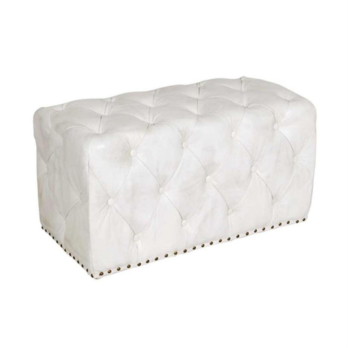 Timothy Oulton Lord Digsby Small Rectangle Leather Footstool – image 2