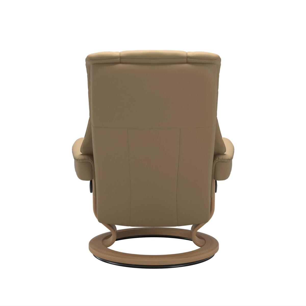 Stressless Mayfair Large Classic Recliner Chair & Footstool, Neutral | Barker & Stonehouse – image 4