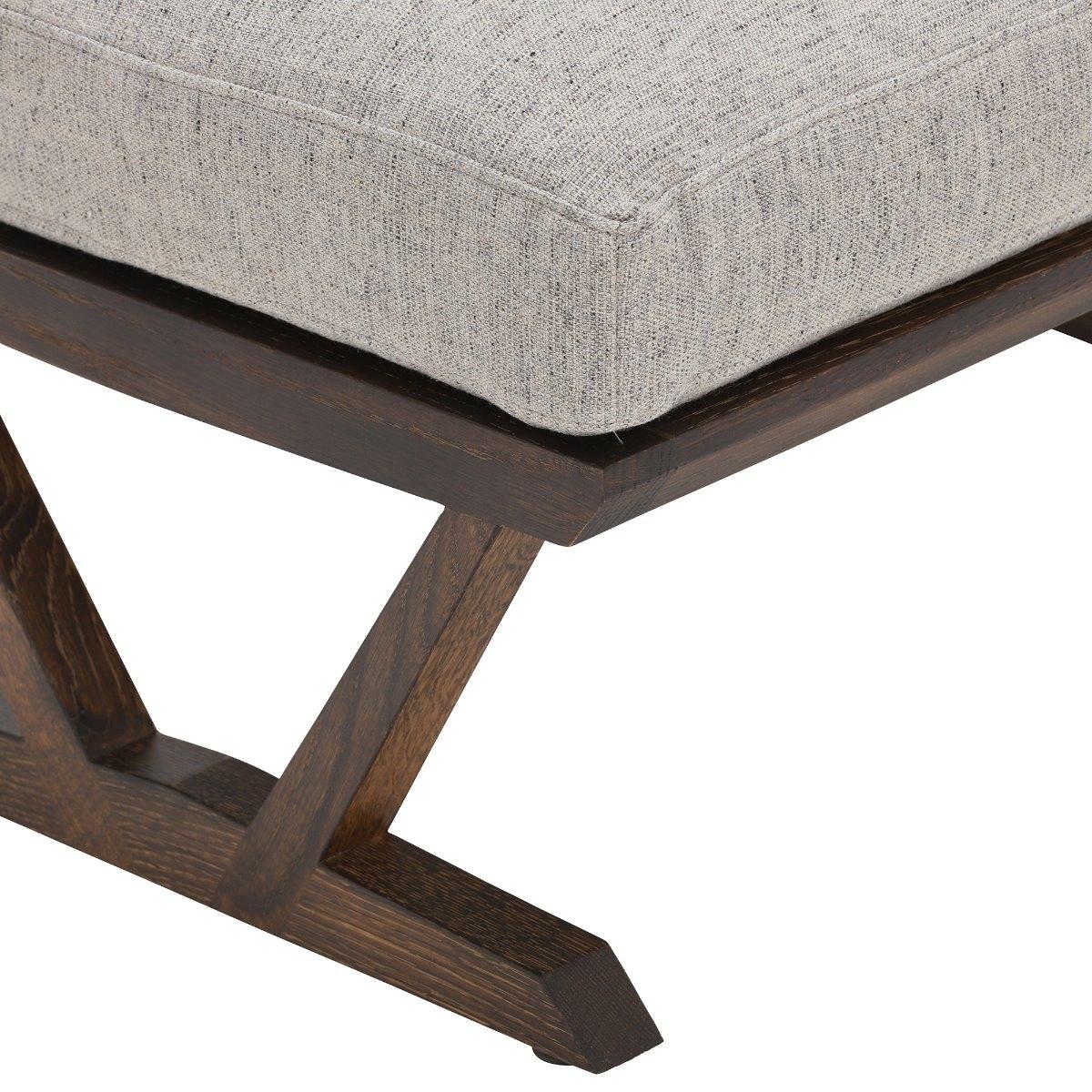 Sulu Ottoman, Grey Fabric | Barker & Stonehouse – image 3