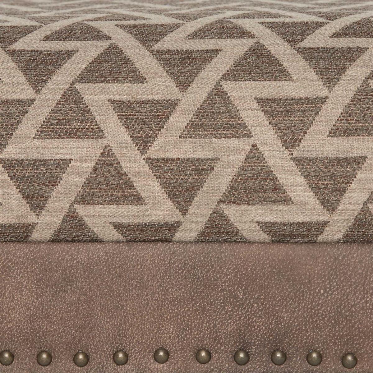 Darwin Footstool, Brown Leather | Barker & Stonehouse – image 4