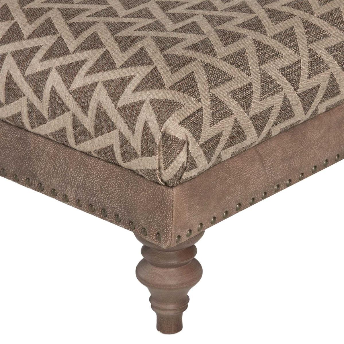 Darwin Footstool, Brown Leather | Barker & Stonehouse – image 6