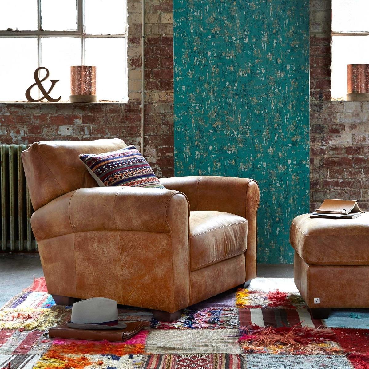New Houston Leather Footstool – image 3