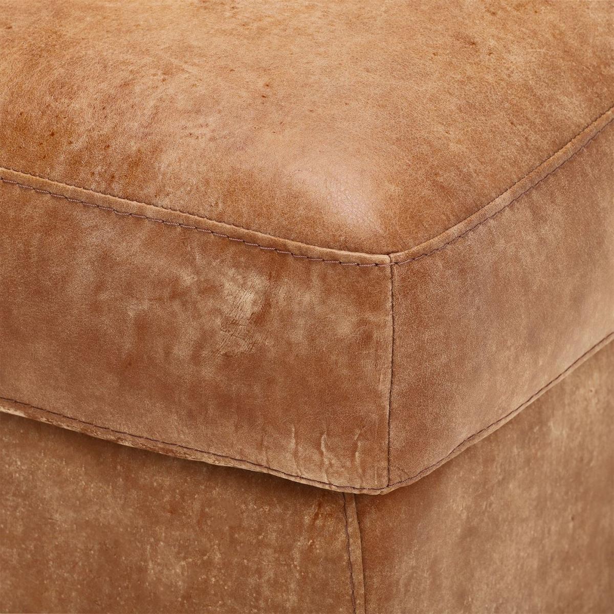 New Houston Leather Footstool – image 5