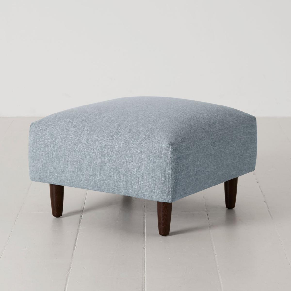 Seaglass Model 05 Linen Footstool – image 2