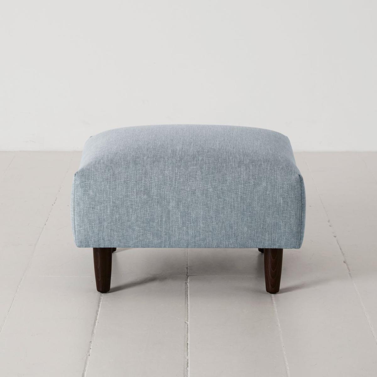Seaglass Model 05 Linen Footstool – image 4