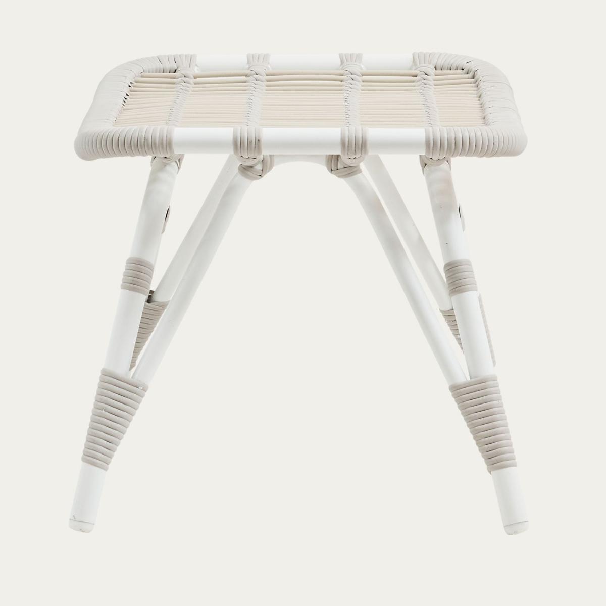 White Monet Exterior Footstool – image 4