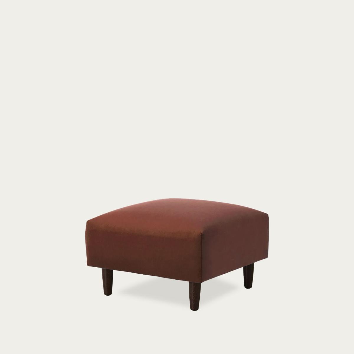 Brick Model 05 Velvet Footstool – image 1