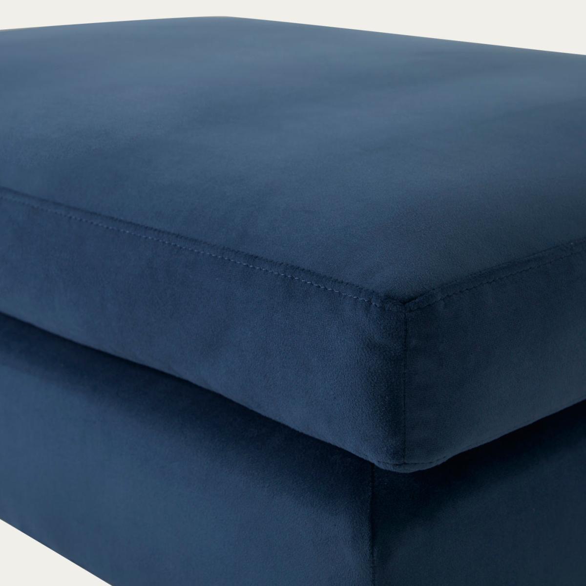 Teal Model 01 Velvet Footstool – image 2