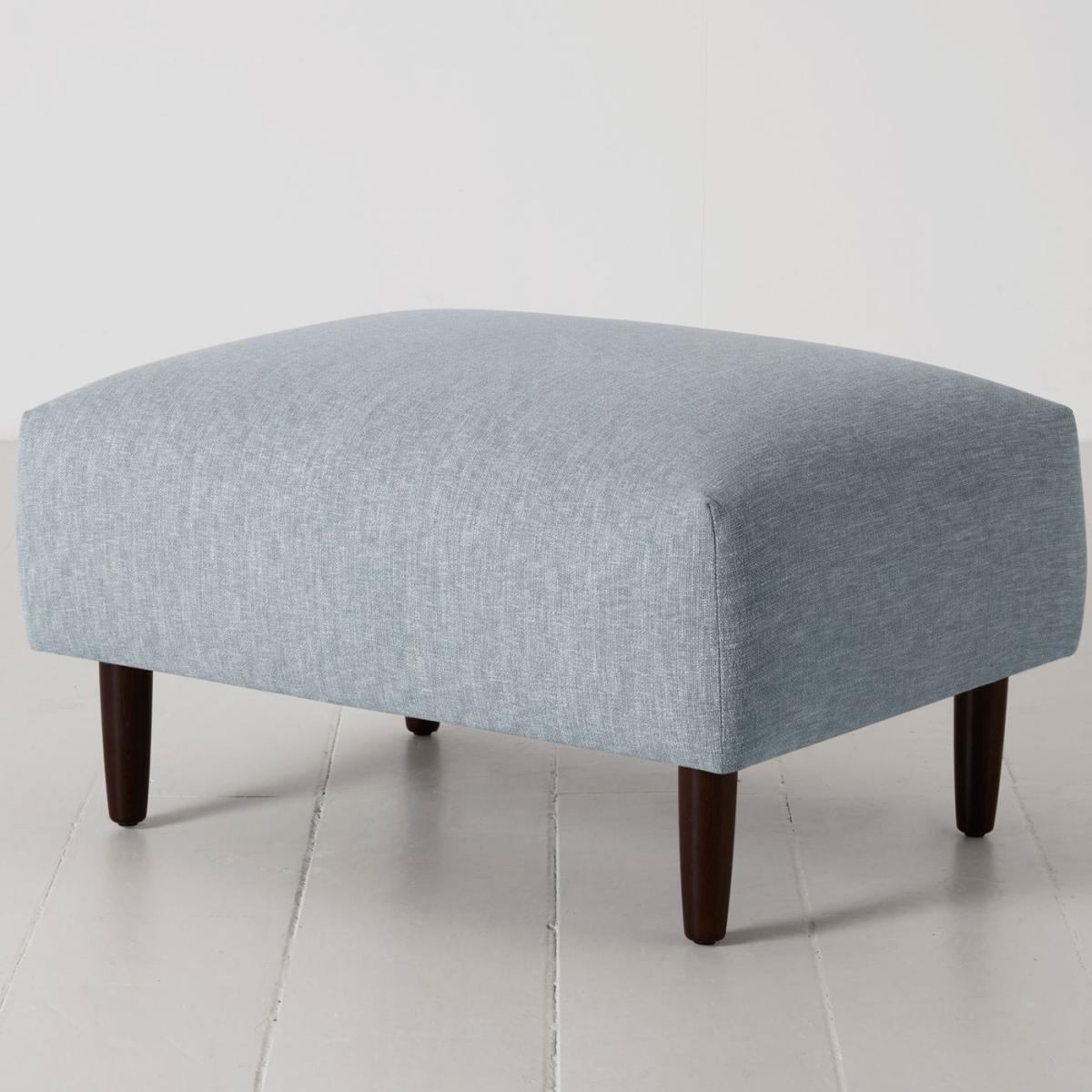 Seaglass Model 05 Linen Ottoman – image 2