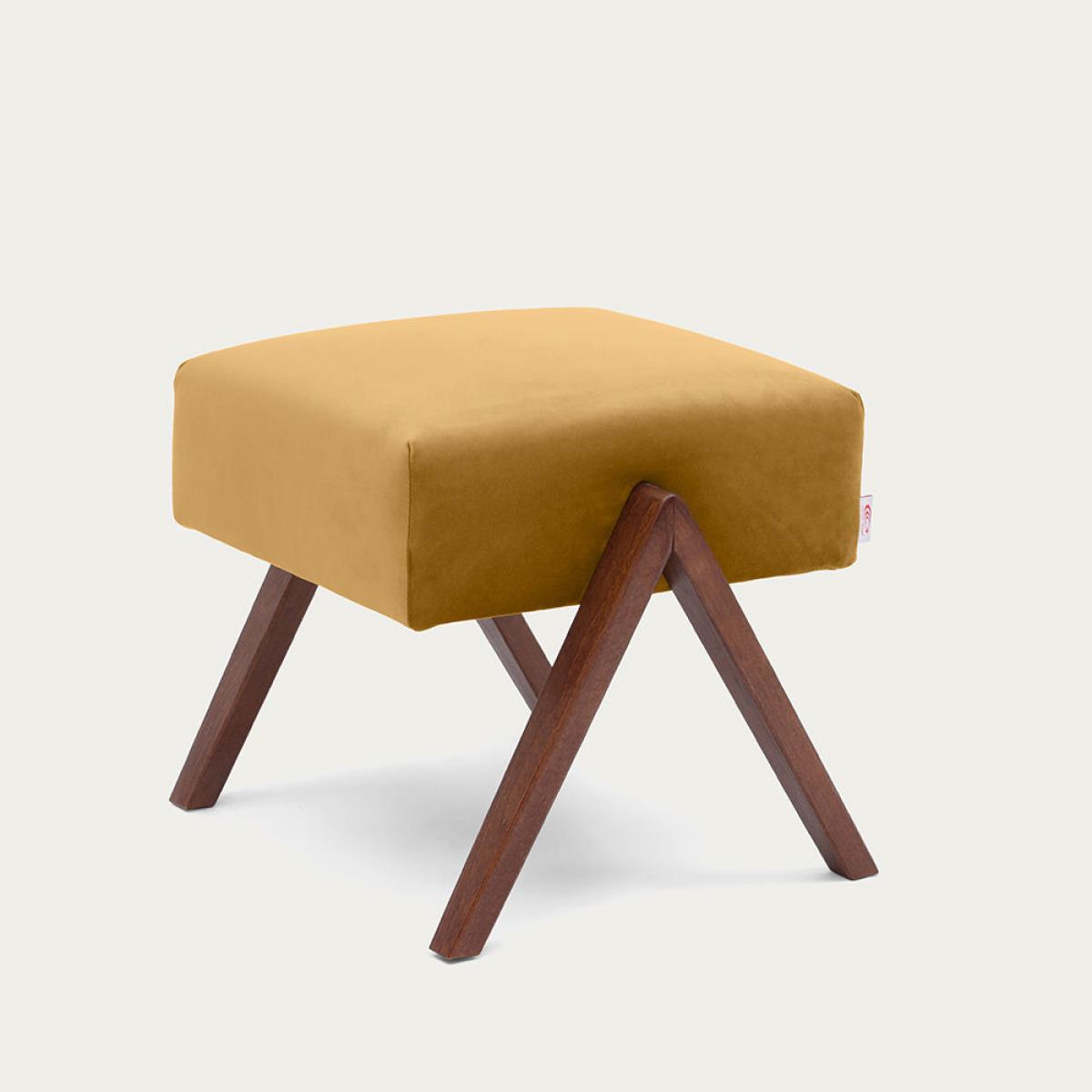 Amber Retrostar Footstool Premium Velvet Line – image 2