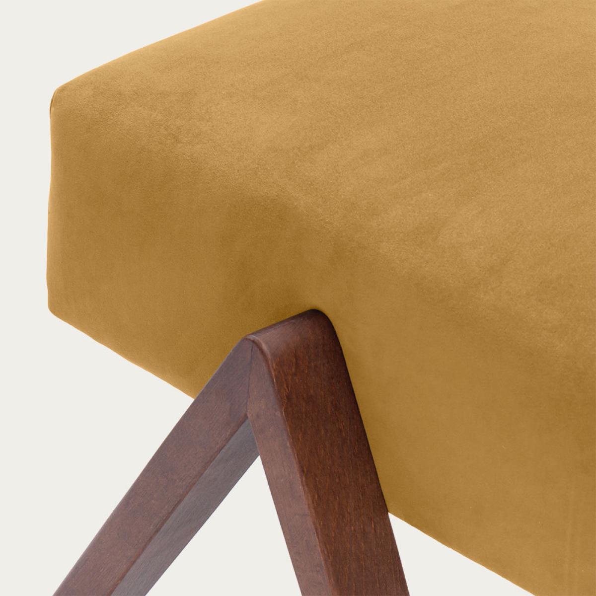Amber Retrostar Footstool Premium Velvet Line – image 3