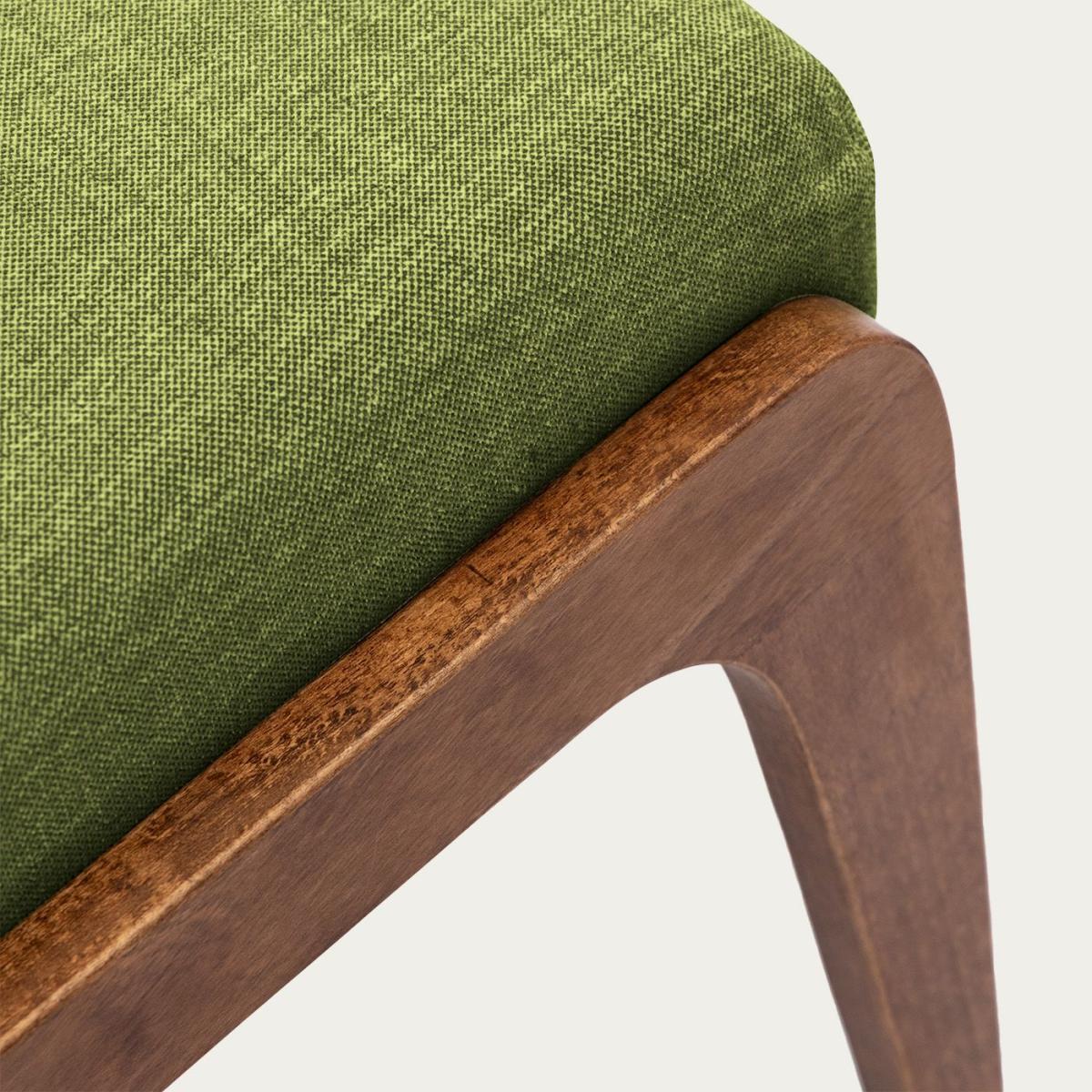 Moss Green Apollo Lounge Footstool Facility Line – image 2
