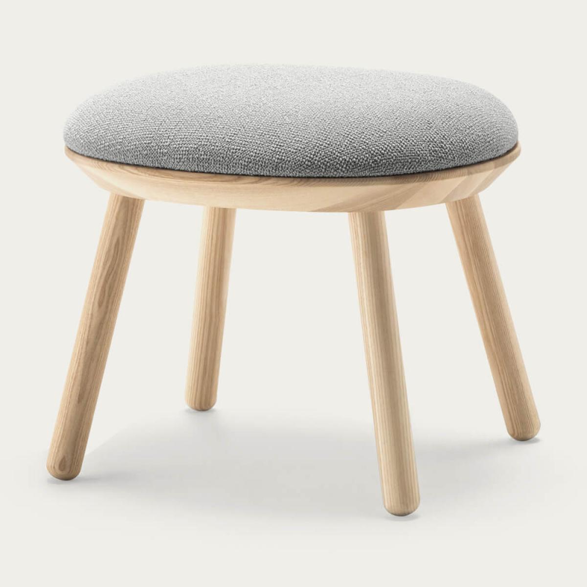 Oiled Ash/Hard Raw Naive Ottoman – image 2