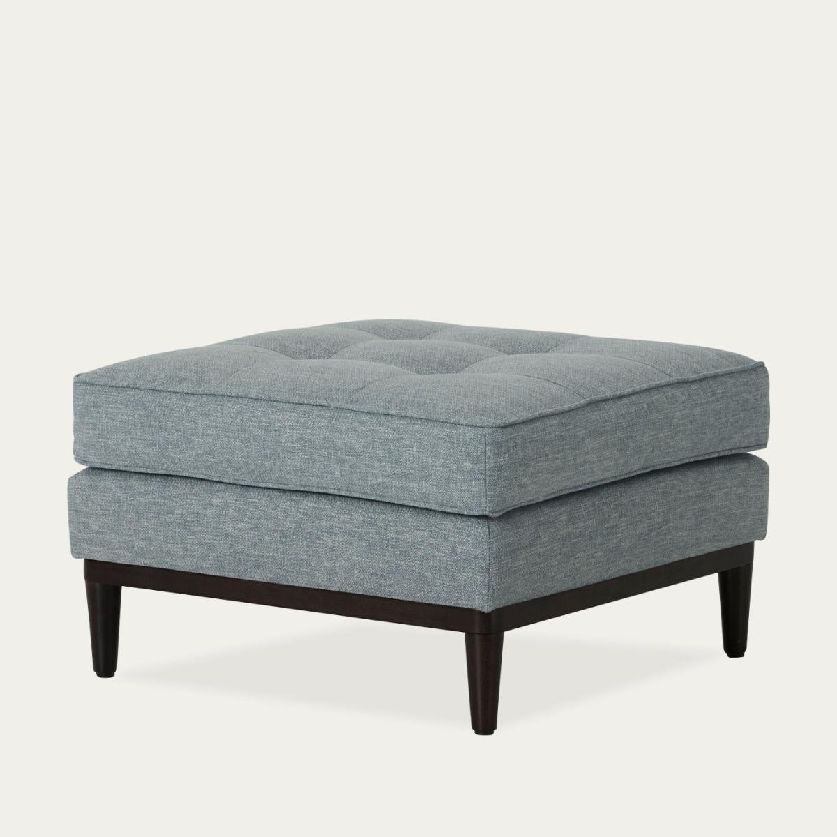 Seaglass Model 02 Linen Footstool – image 3