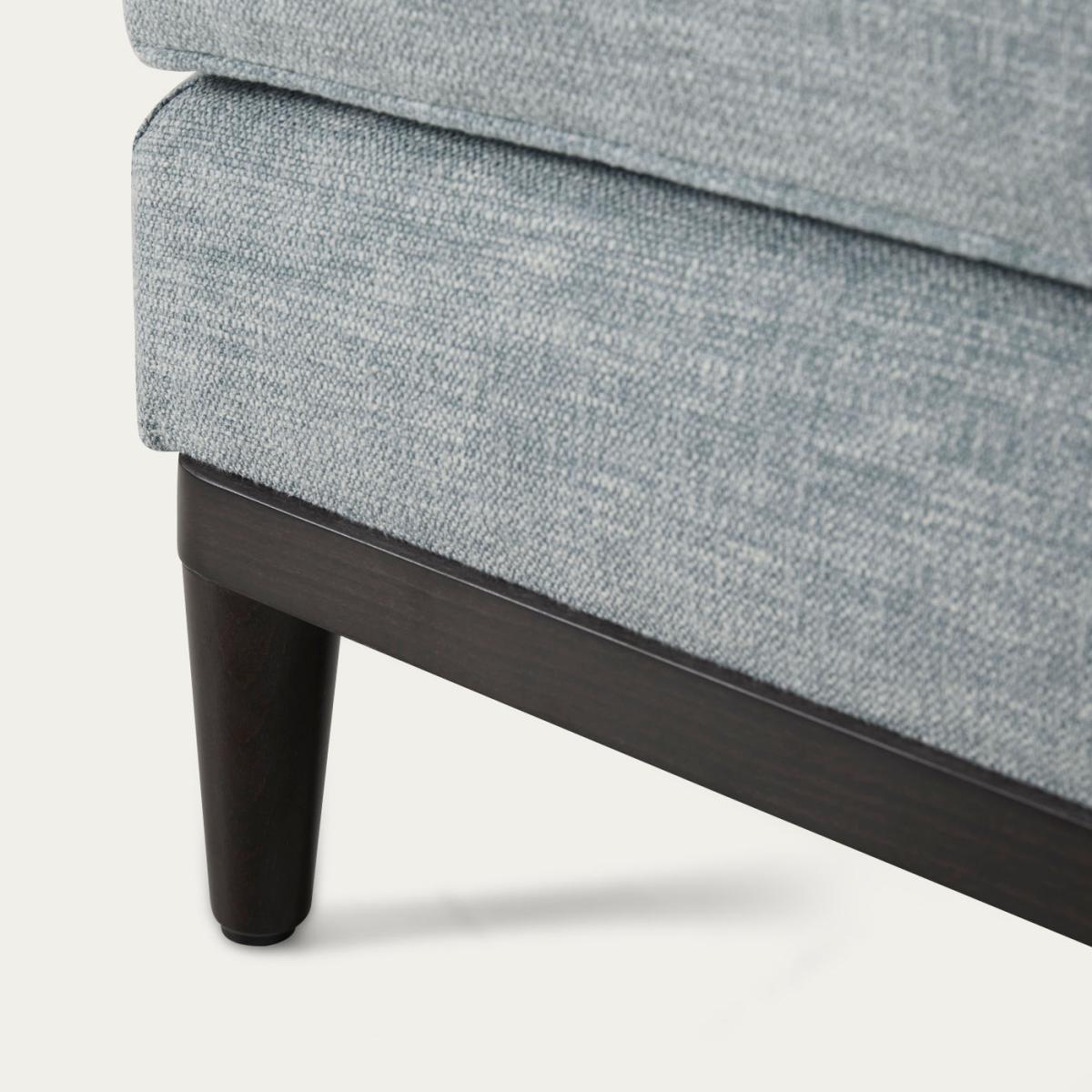 Seaglass Model 02 Linen Footstool – image 4