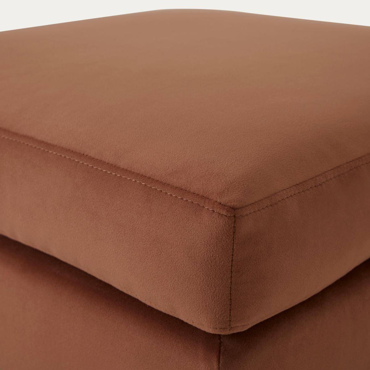 Brick Model 01 Velvet Footstool – image 2