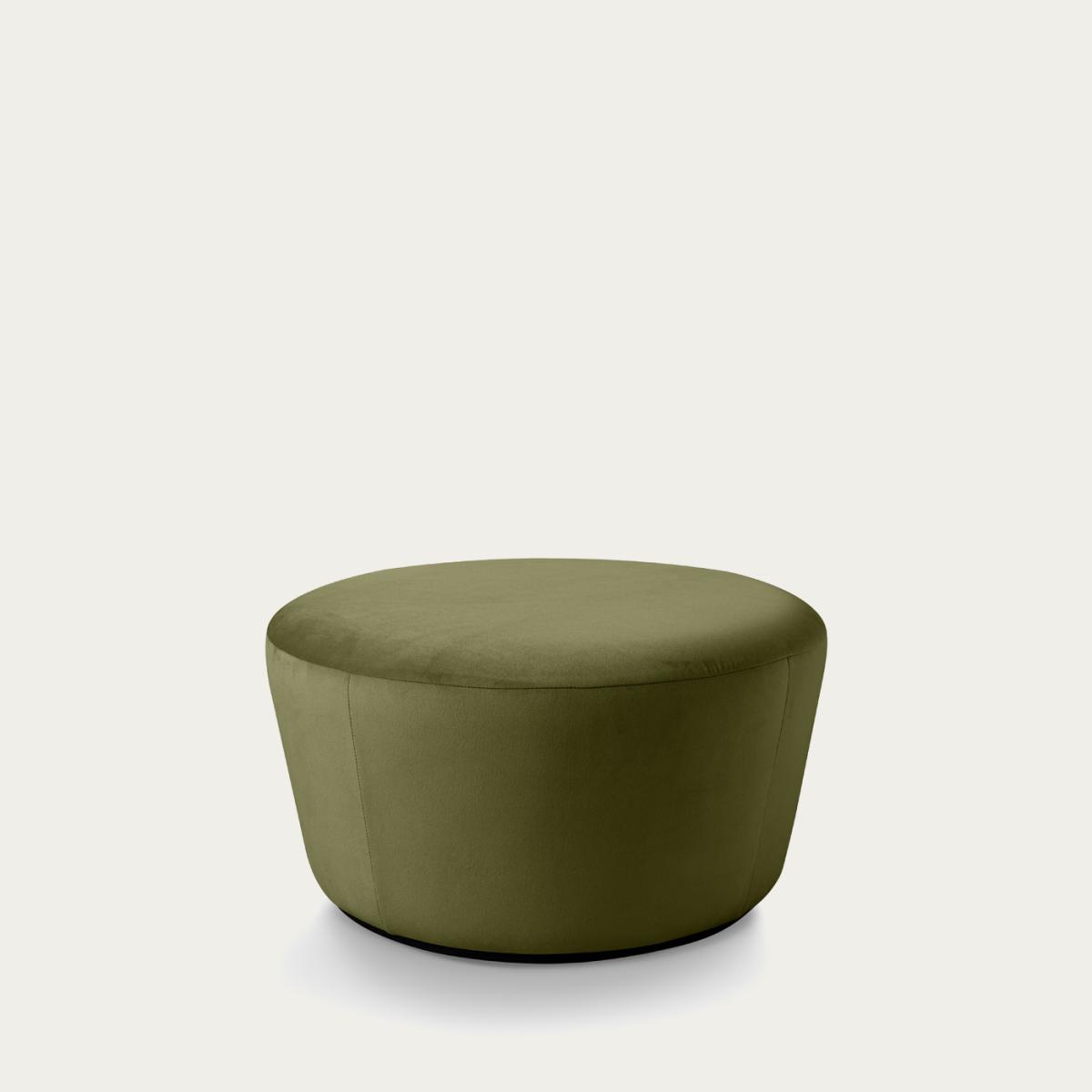 Green Naïve Pouf Velvet Textum Avelina - D720