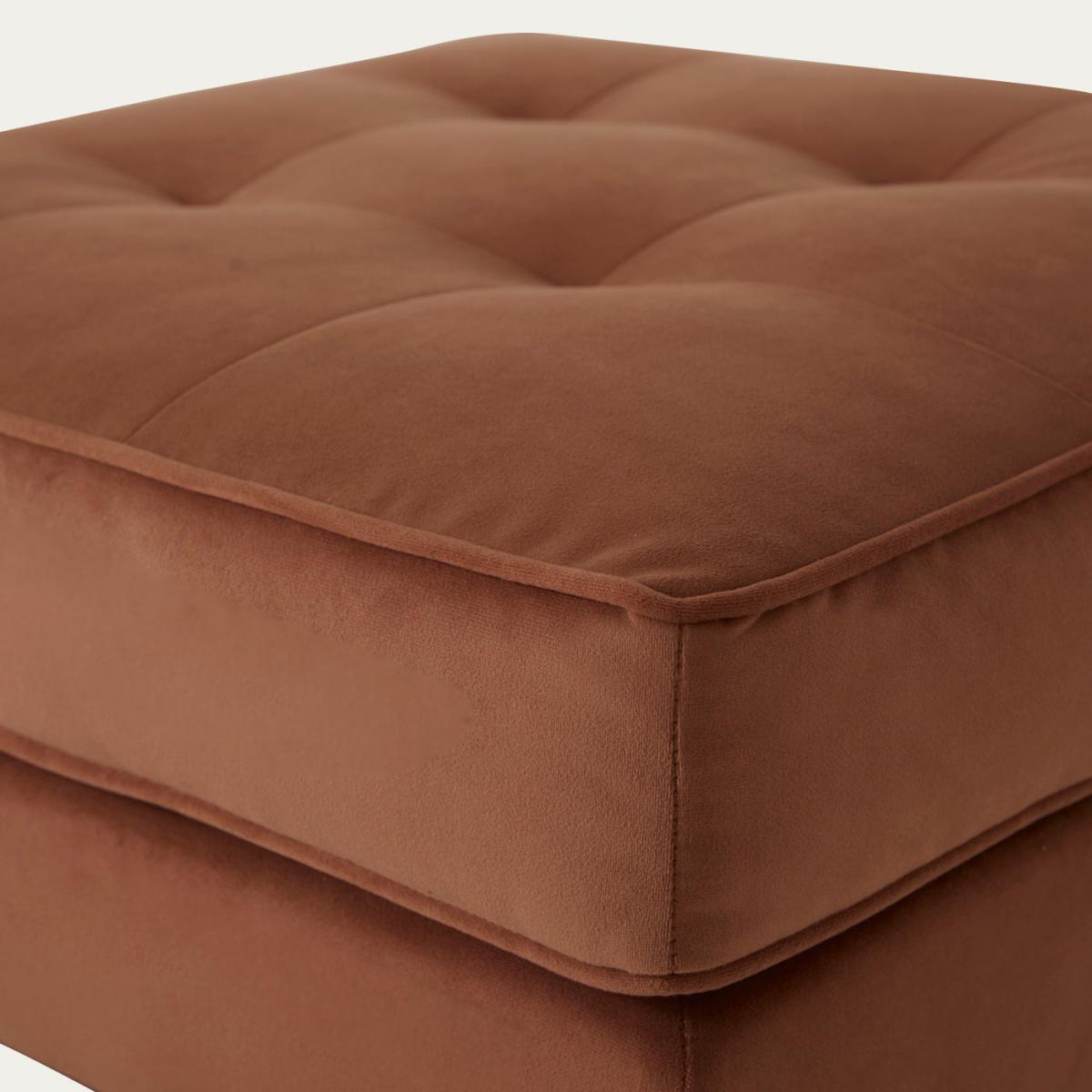 Brick Model 02 Velvet Footstool – image 3