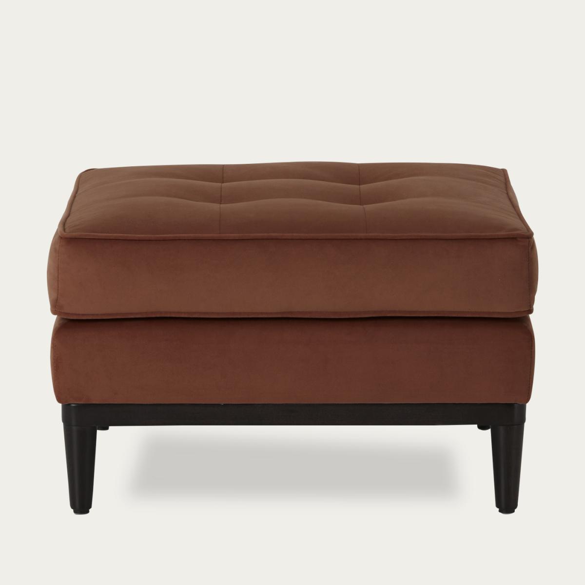 Brick Model 02 Velvet Footstool – image 1