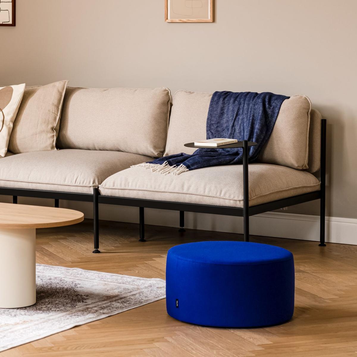 Blueberry Pie Short Folk Pouf – image 3
