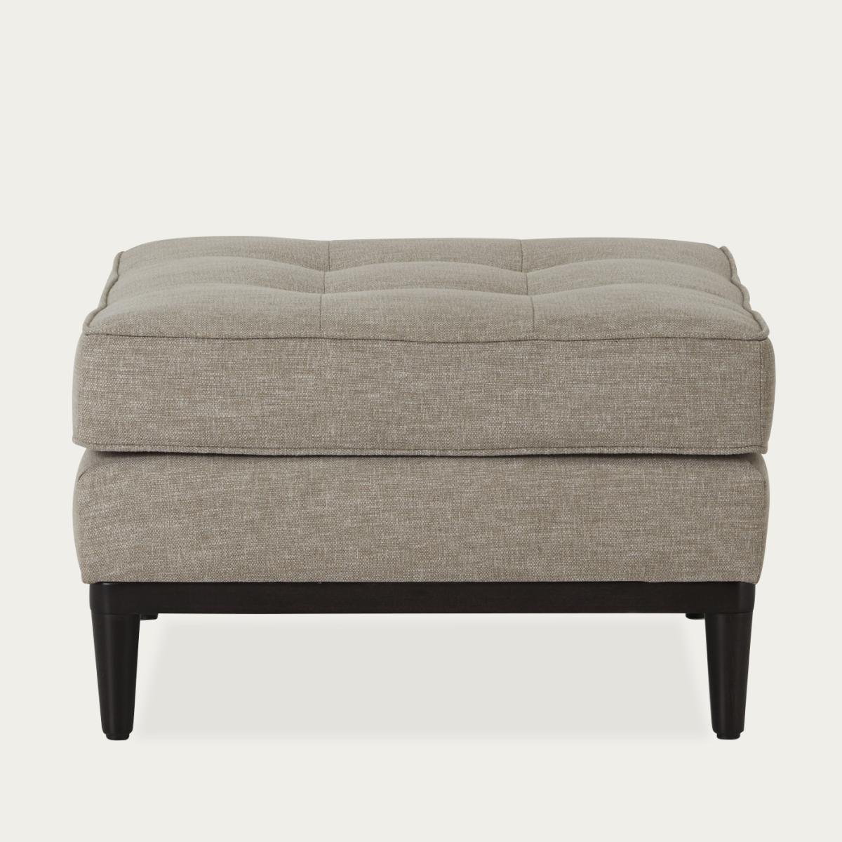 Pumice Model 02 Linen Footstool – image 1