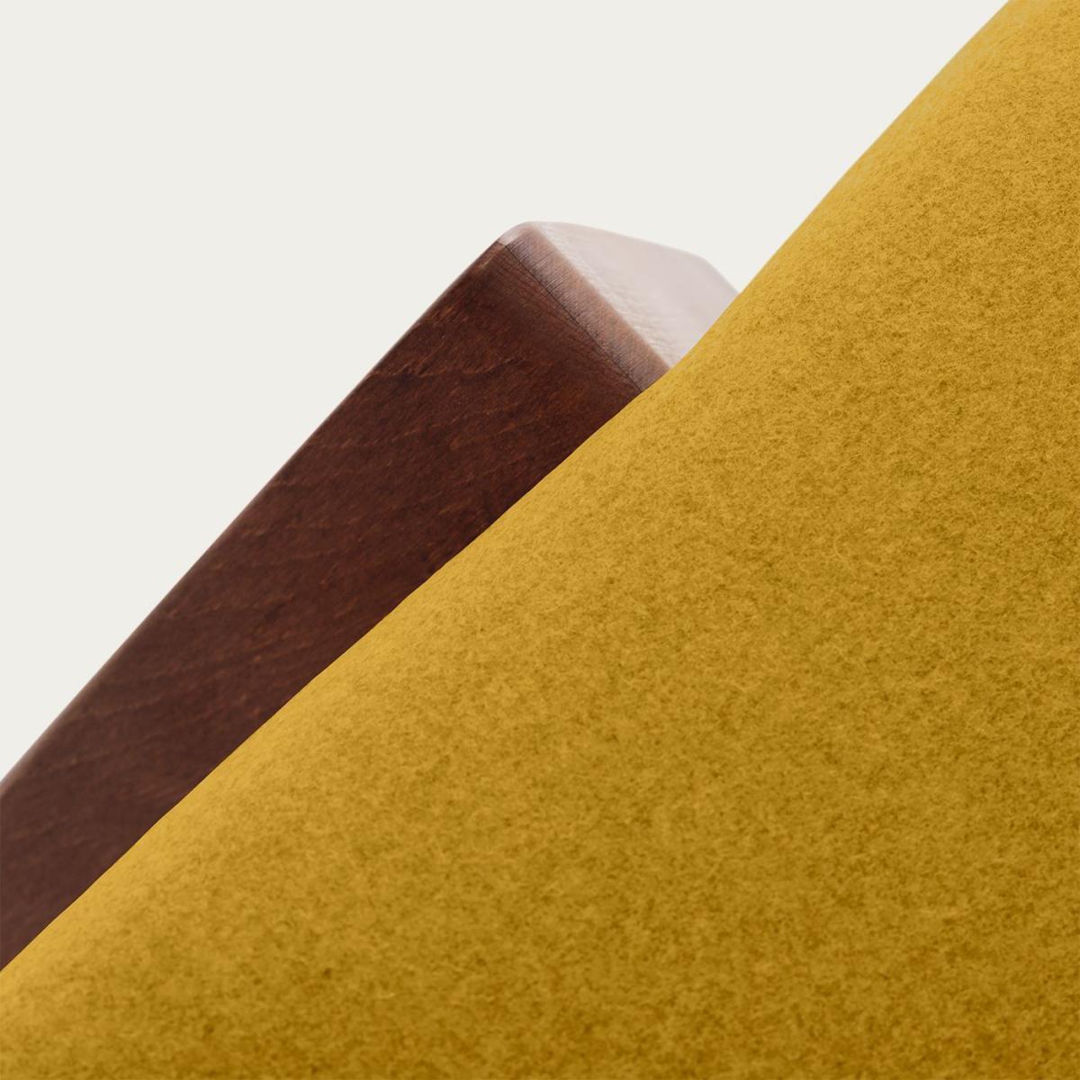 Mustard Retrostar Footstool Wool Line – image 3