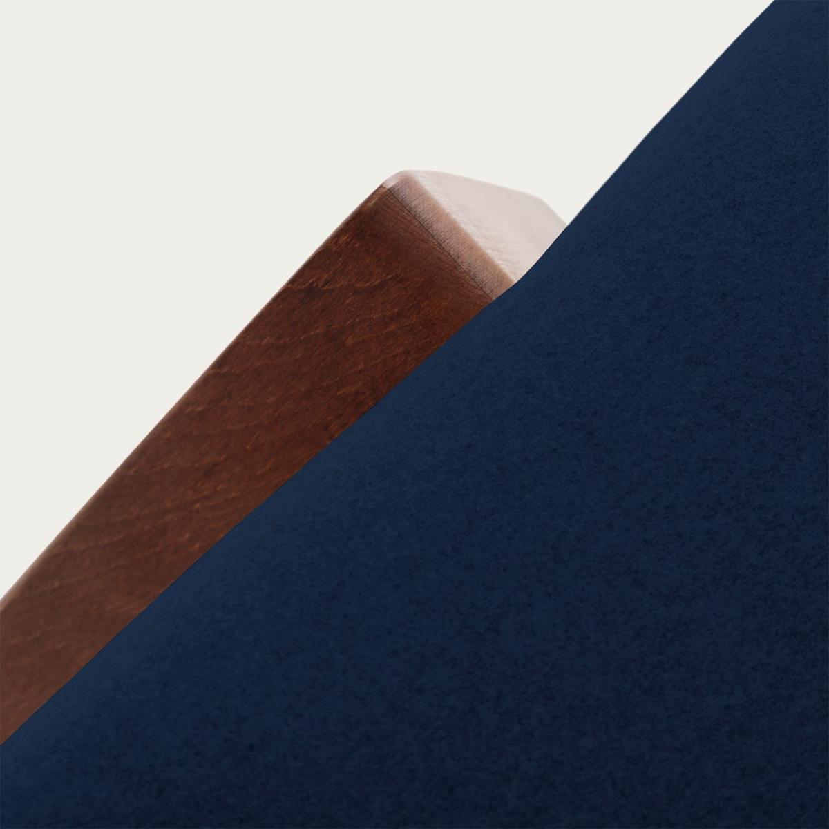 Ink Blue Retrostar Footstool Wool Line – image 3