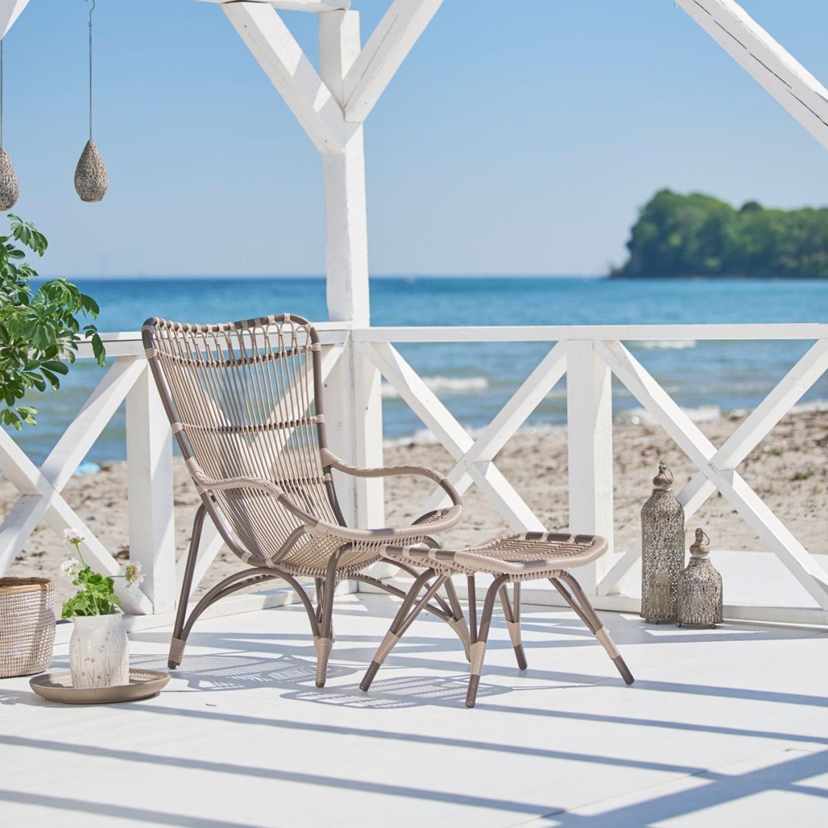 Moccachino Monet Exterior Footstool – image 4
