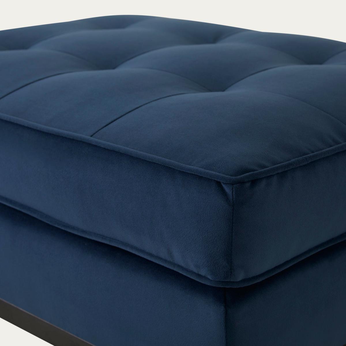 Teal Model 02 Velvet Footstool – image 2